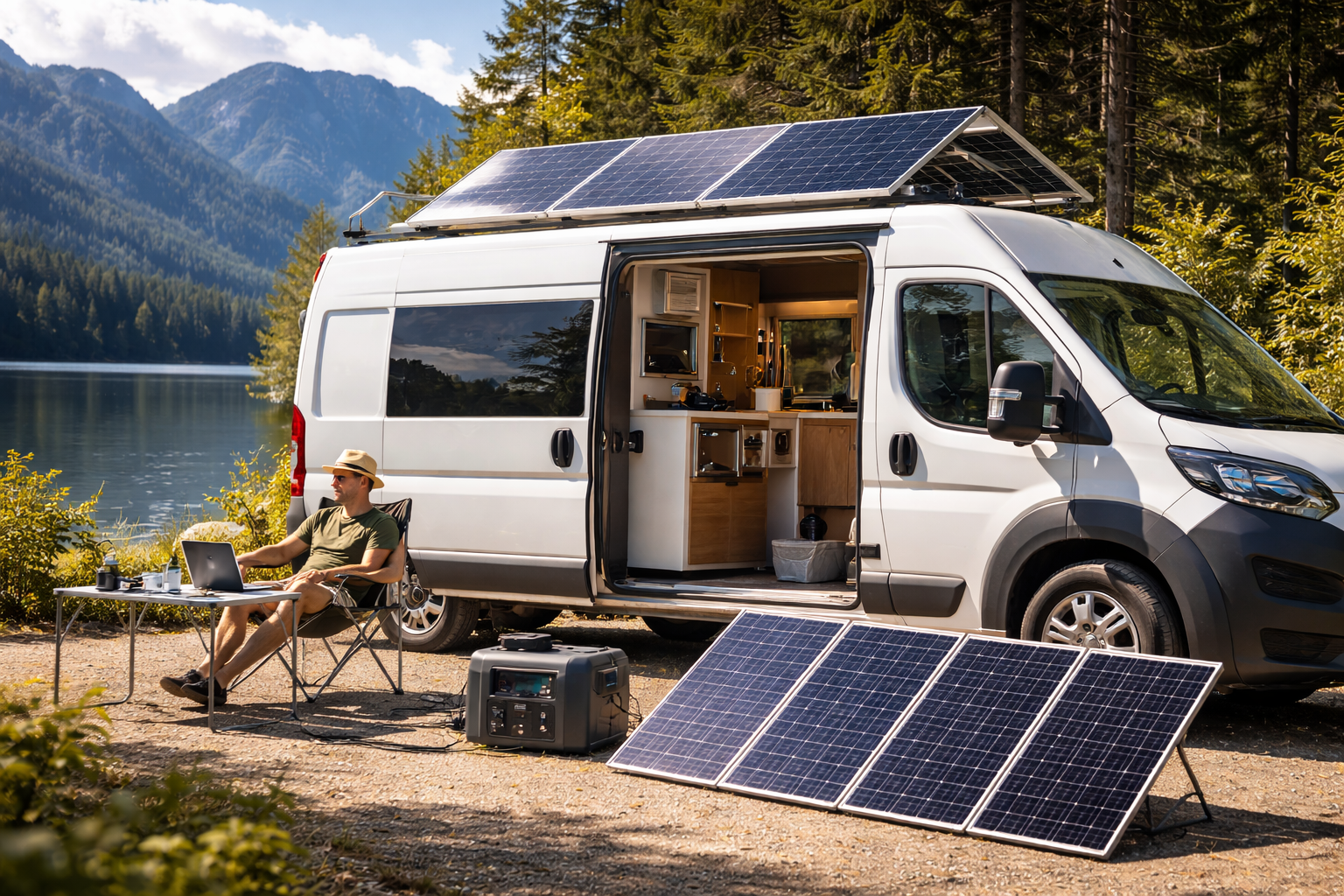 Karavan G&uuml;neş Enerjisi Kurulumu